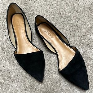 J Crew suede flats